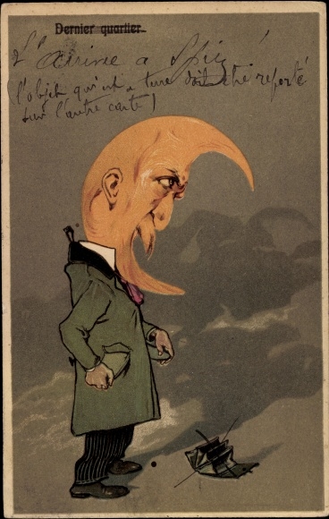 Litho Dernier quartier, Moon Face, Last Penny, Broke