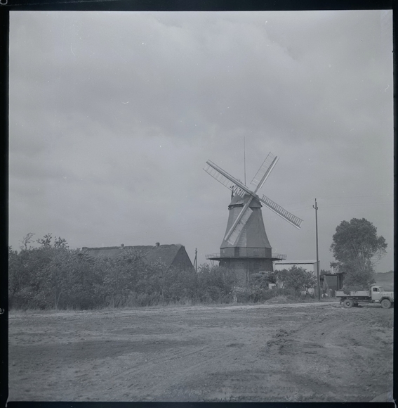 9 celluloid negatives Aschwarden Schwanewede in Lower Saxony, mill, house, forest