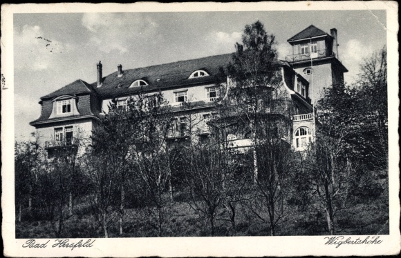 Postcard Bad Hersfeld Hesse, Wigbertshöhe