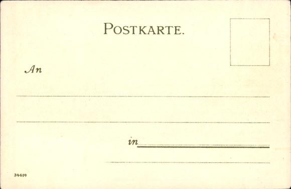 Kunstenaar litho Deuchert, Königsee Königssee Opper-Beieren, meer, bergen