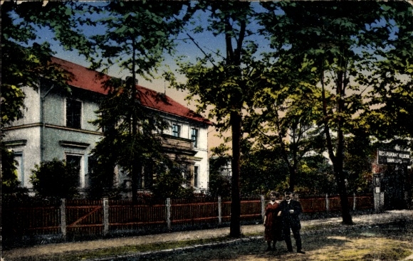 Ak Woltersdorf bei Berlin, Woltersdorfer Schleuse, Restaurant Bellevue