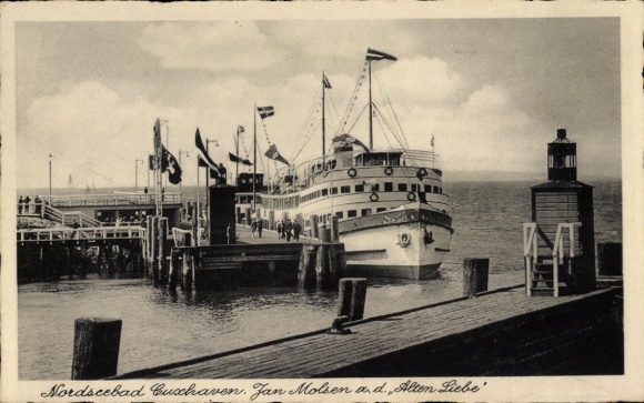 Ak Cuxhaven, Jan Molsen bij de oude liefde