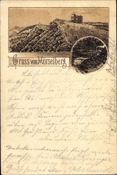 Vorläufer Litho Mihla im Wartburgkreis Thüringen, Hörselberg, Jesusbrünnlein