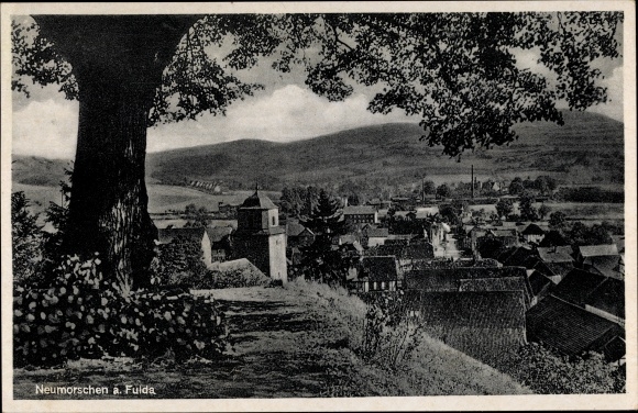 PC Neumorschen Morschen Hessen, view of the town
