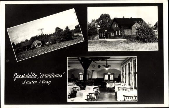 PC Lauter Bernsbach in the Erzgebirge of Saxony, Waldhaus restaurant, interior view
