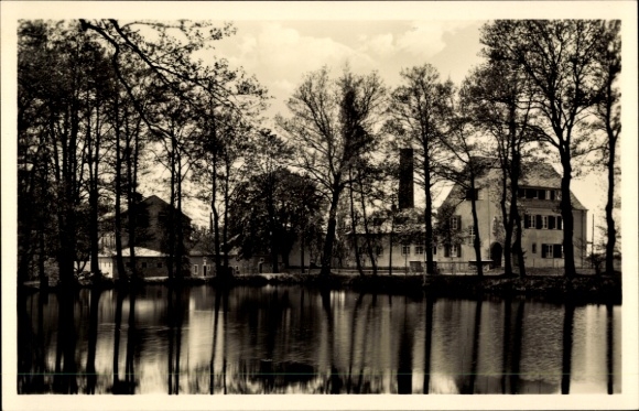 Ak Diensdorf Ottendorf-Okrilla Sachsen, Steinmetz-Mühle u. Backhaus, Kurt Hoyer K.G.