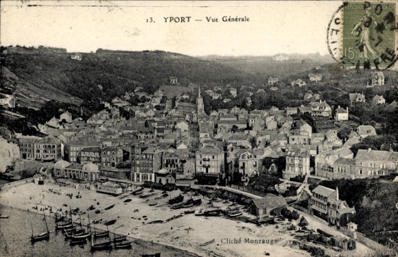 Postcard Yport Seine Maritime, general view