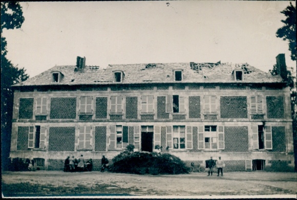 Foto Fontaine lès Cappy Somme, Schloss, Kriegszerstörung I. WK