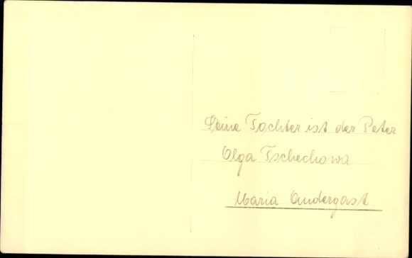 Postcard actress Traudl Stark, actor Karl Ludwig Diehl, portrait