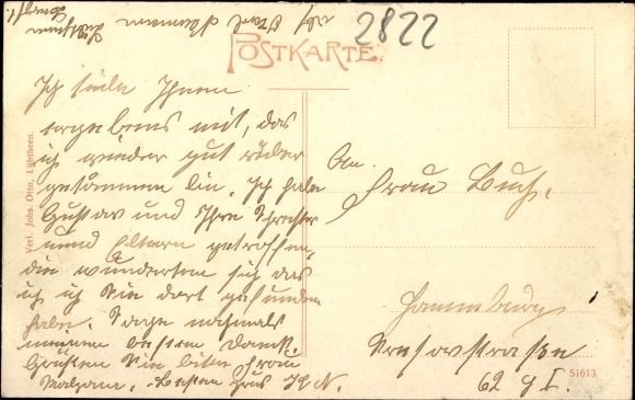 Postcard Lübtheen in Mecklenburg, school