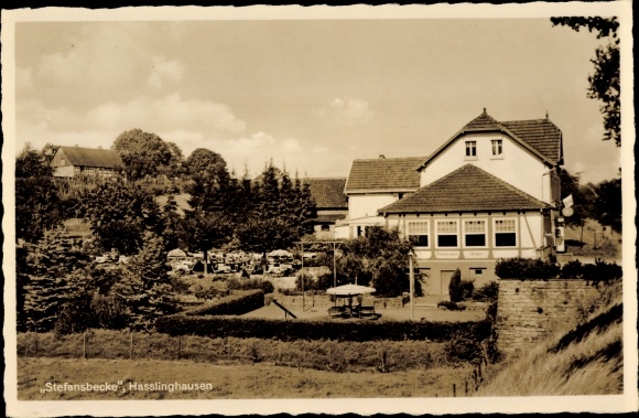 Postcard Haßlinghausen Sprockhövel Ennepe Ruhr district, Stefansbecke, owner Hubert Wiese