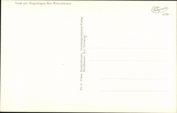 PC Ziegenhagen Witzenhausen in the Werra Meißner Kr., guest and pension house to the crown, owner W. Blessmann