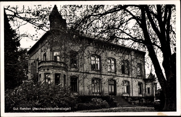 Ak Rahden in Westfalen, Gut Rahden, Reichsarbeitsdienstlager, RAD