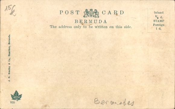 Passepartout Postcard Bermuda, Devonshire Bay