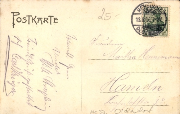 Postcard Hessisch Oldendorf on the Weser, Forellental, Gasthaus Hermann Meyer