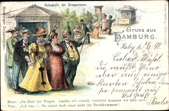 lito Hamburg, przystanek tramwajowy, szlachetni ludzie