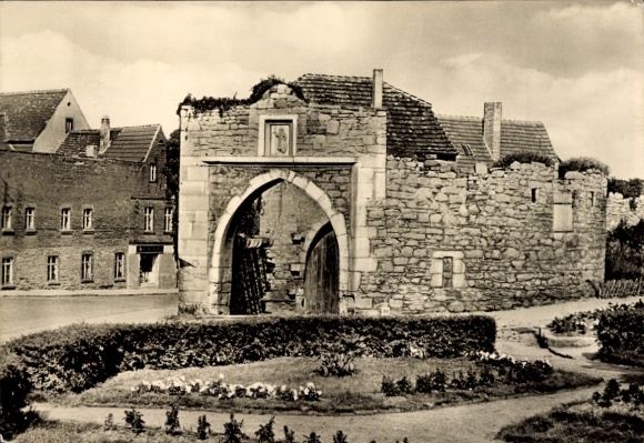 Ak Laucha an der Unstrut, Obertor