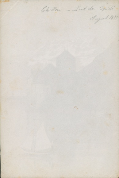 Photo Chillon Lac Léman Kt. Vaud Switzerland, Dent di Midi, August 1891