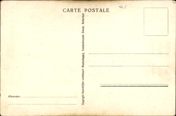 Postcard steamer Prins der Nederlanden, Stoomvaart Maatschappij Nederland