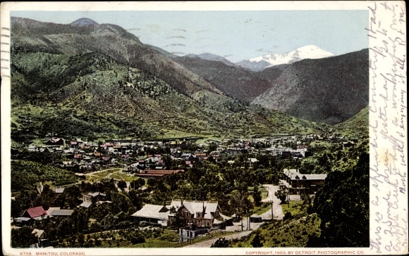 Ak Manitou Colorado Verenigde Staten, Panorama