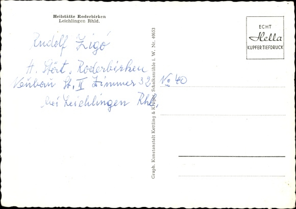 KP Leichlingen w Nadrenii, sanatorium Roderbirken, dom 1