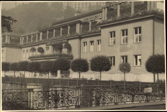 Foto Karlovy Vary Karlsbad Stadt, Badehaus, Fotograf Hubl