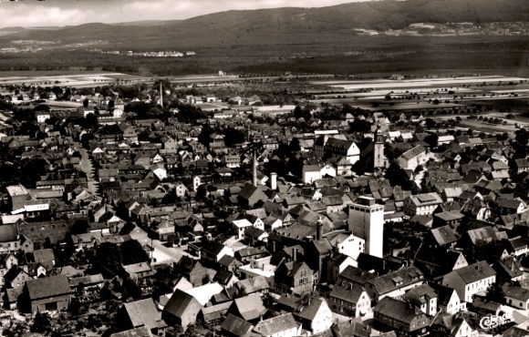 Postcard Pfungstadt Hessen, general view, aerial photograph