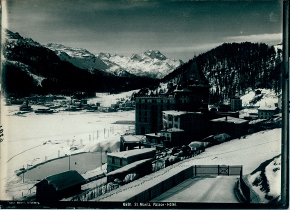 Photo Sankt Moritz Bad Graubünden Canton, Palace Hotel, Winter