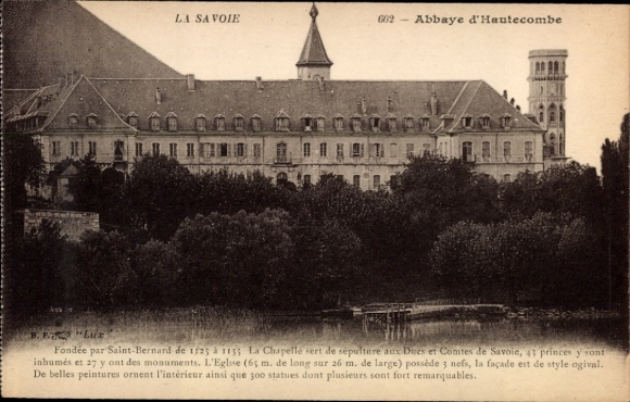 CPA Aix-les-Bains Savoie, Abbaye d'Hautecombe