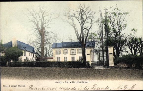 Ak Jarcy Essonne, Villa Boieldieu
