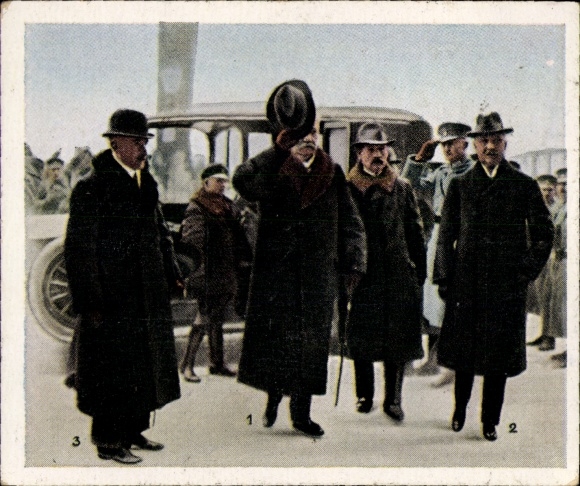 Collector's picture The post-war period No. 23 November 1919 Hindenburg, parliamentary committee of inquiry