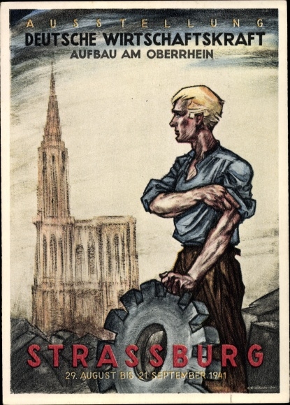 Artist PC Strasbourg Strasbourg Bas Rhin, exhibition German economic power construction on the Upper Rhine