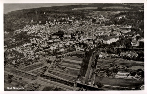 Ak Bad Nauheim in Hessen, Fliegeraufnahme
