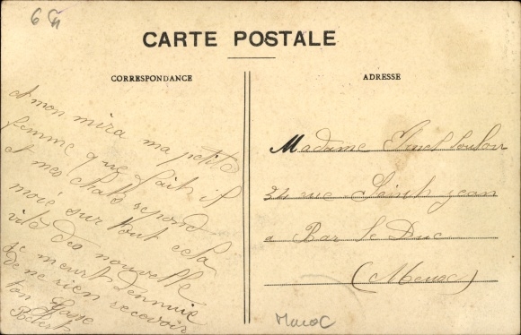 Postcard Casablanca Morocco, La Jetée, Pier, Destroyed Train Tracks, City