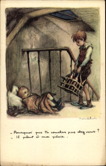 Artysta KP Poulbot, Francisque, Pourquoi que tu couches pas chez vous, Ligue National contre taudis