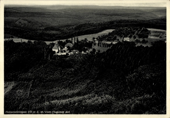 Ansichtkaart Entringen Ammerbuch in Baden Württemberg, Hohenentringen, luchtfoto