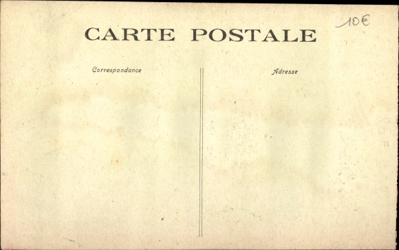 Postcard Fouesnant Finistère, woman with two men in a cider barrel