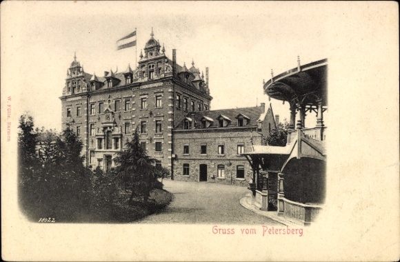 Ak Königswinter am Rhein, Hotel auf dem Petersberg, Inh. Ww. Pet. Jos. Nelles