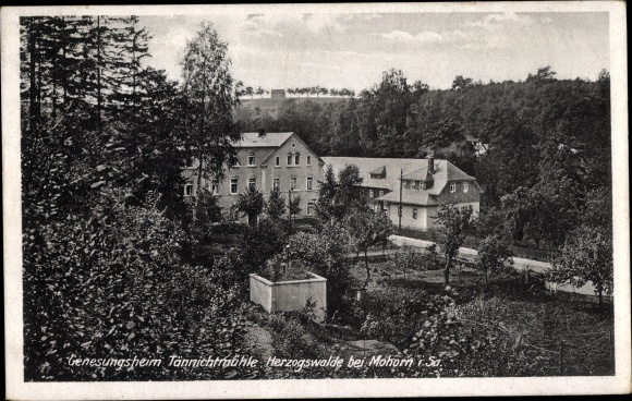 Postcard Herzogswalde Wilsdruff Saxony, Tännichtmühle, convalescent home