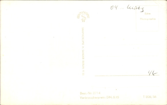 Postcard Leipzig, Messestadt, view of the swimming stadium