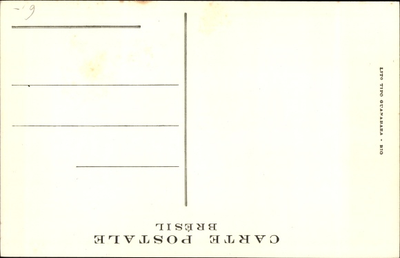 Postcard Getúlio Vargas, Former President of the Federative Republic of Brazil
