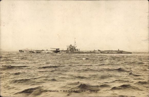Ak Französisches U-Boot, Sous Marin Rene Audry