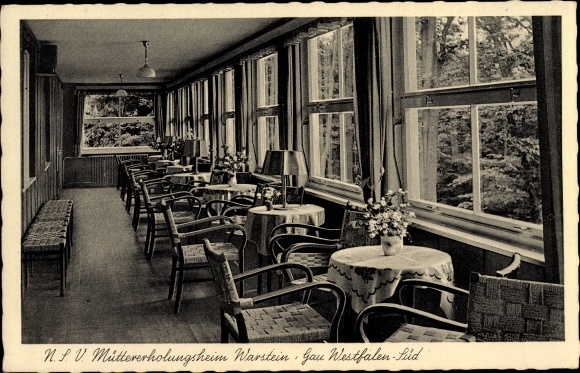 PC Warstein im Sauerland, NSV mothers&#39; convalescent home, interior view