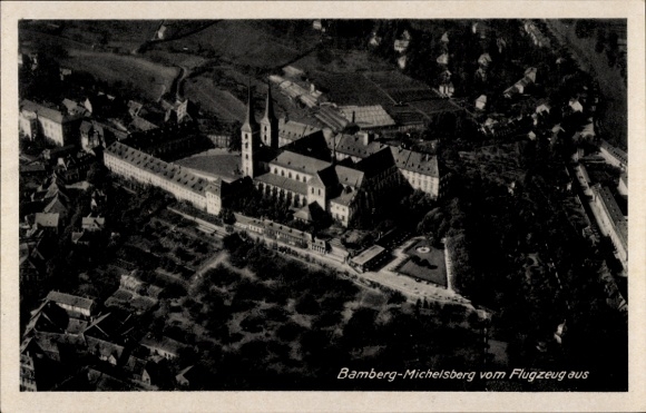 Ansichtkaart Bamberg in Opper-Franken, luchtfoto