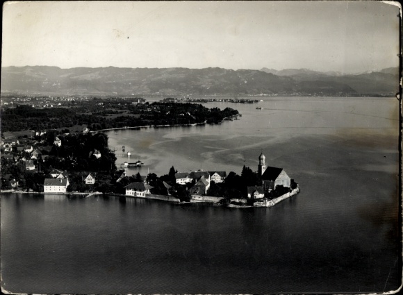 Foto Wasserburg am Bodensee Schwaben, Fliegeraufnahme