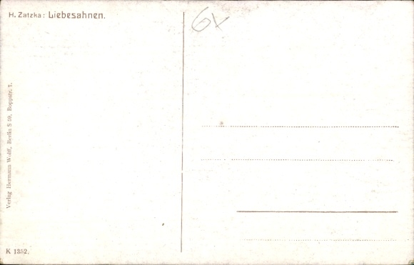 KP artystyczna Zatzka, Hans, miłosni przodkowie, kobiety w ogrodzie, gołąbki