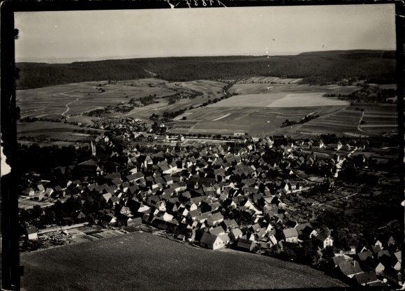 Postcard Schwaigern in Württemberg, view of a village in Baden-Württemberg.