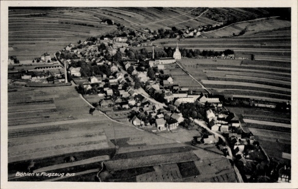 Postcard Böhlen Großbreitenbach in Thuringia, aerial photograph
