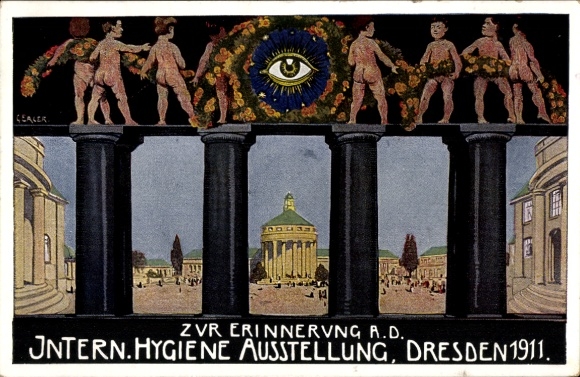 Artysta KP Gerler, Drezno, Międzynarodowa Wystawa Higieny 1911