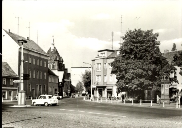 Ak Guben in Neder-Lausitz, Wilhelm Pieck-Straße